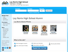 Tablet Screenshot of loynorrixhighschool.net